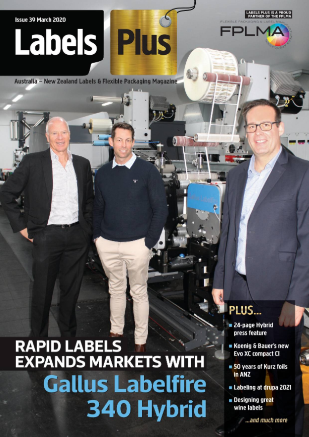 Rapid Labels featured in Australia – New Zealand Labels and Flexible Packaging Magazine March Edition